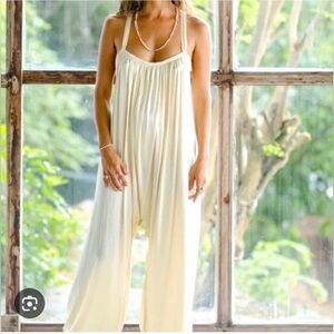 Elegant Cream Jumpsuit